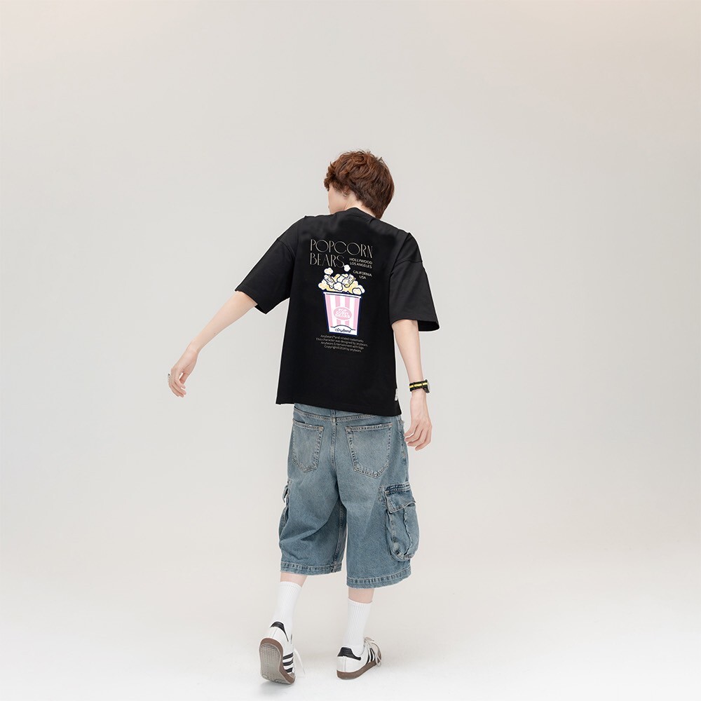ANYBEARS® Popcorn BEAR 爆米花熊 短Tee