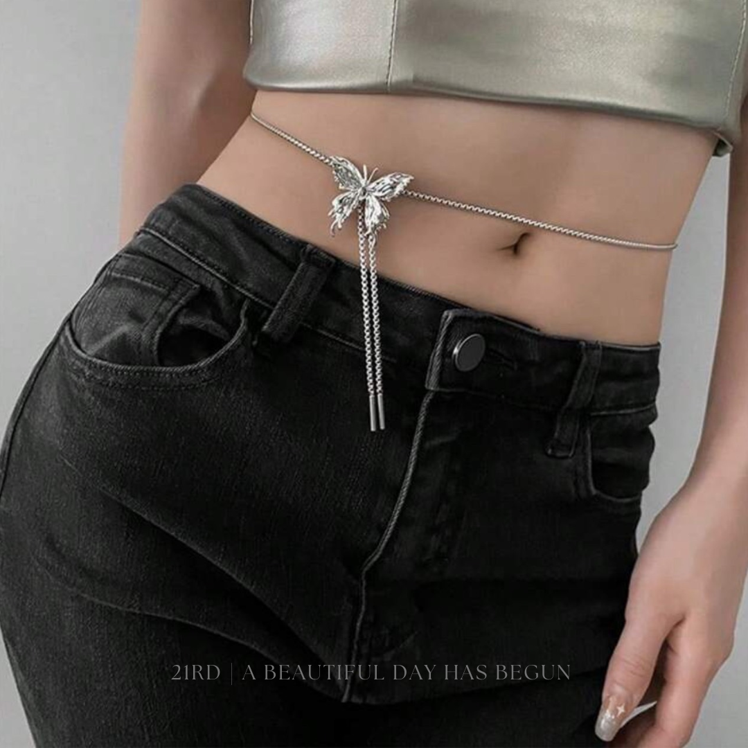 液態金屬蝴蝶抽拉項鍊🦋