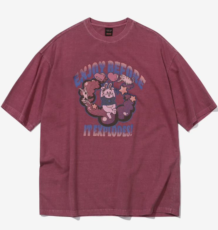 CPGN STUDIO / Xplo Bunny Pigment short T-shirt / Dusty Pink /   JUL25