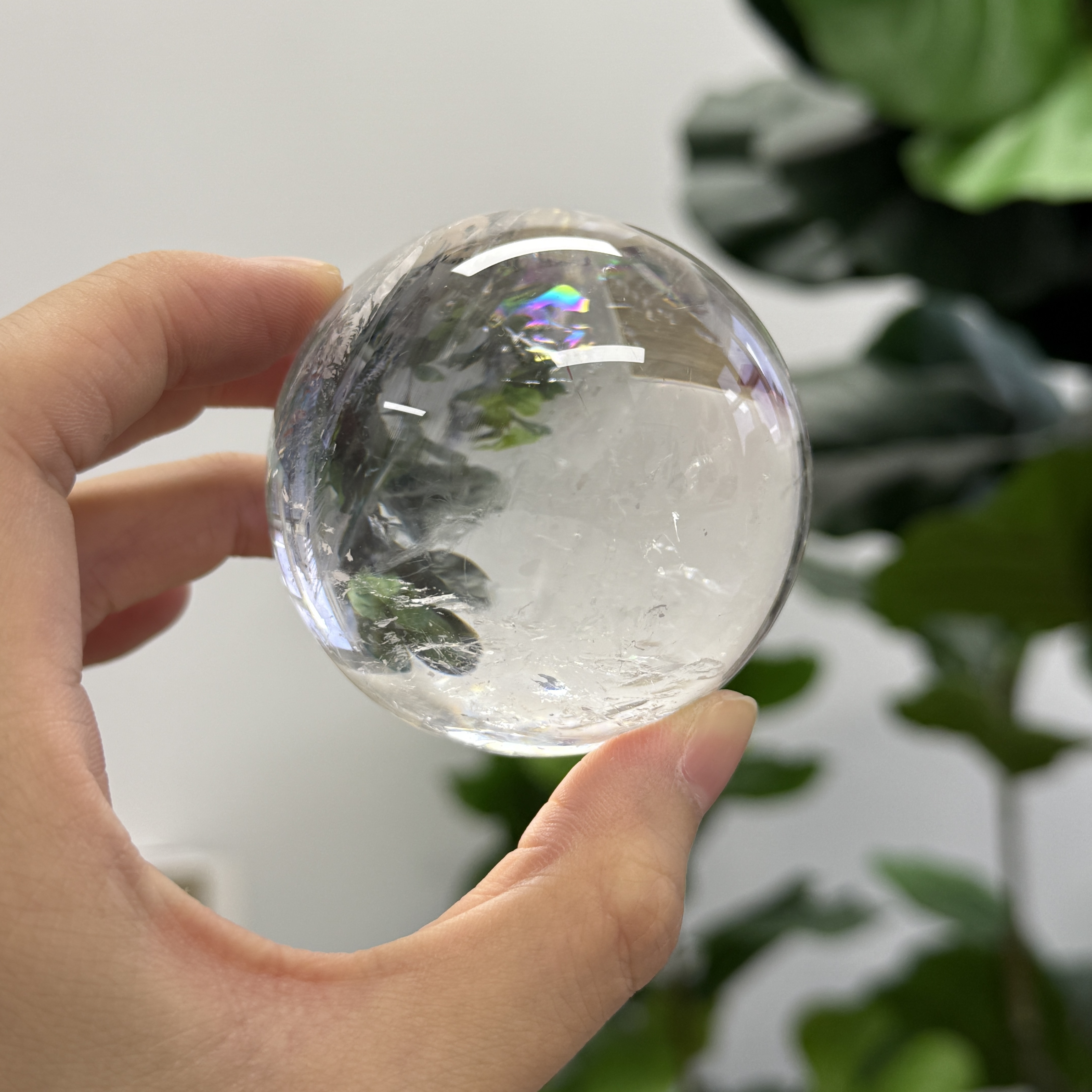 白水晶球 6.1cm WD2104