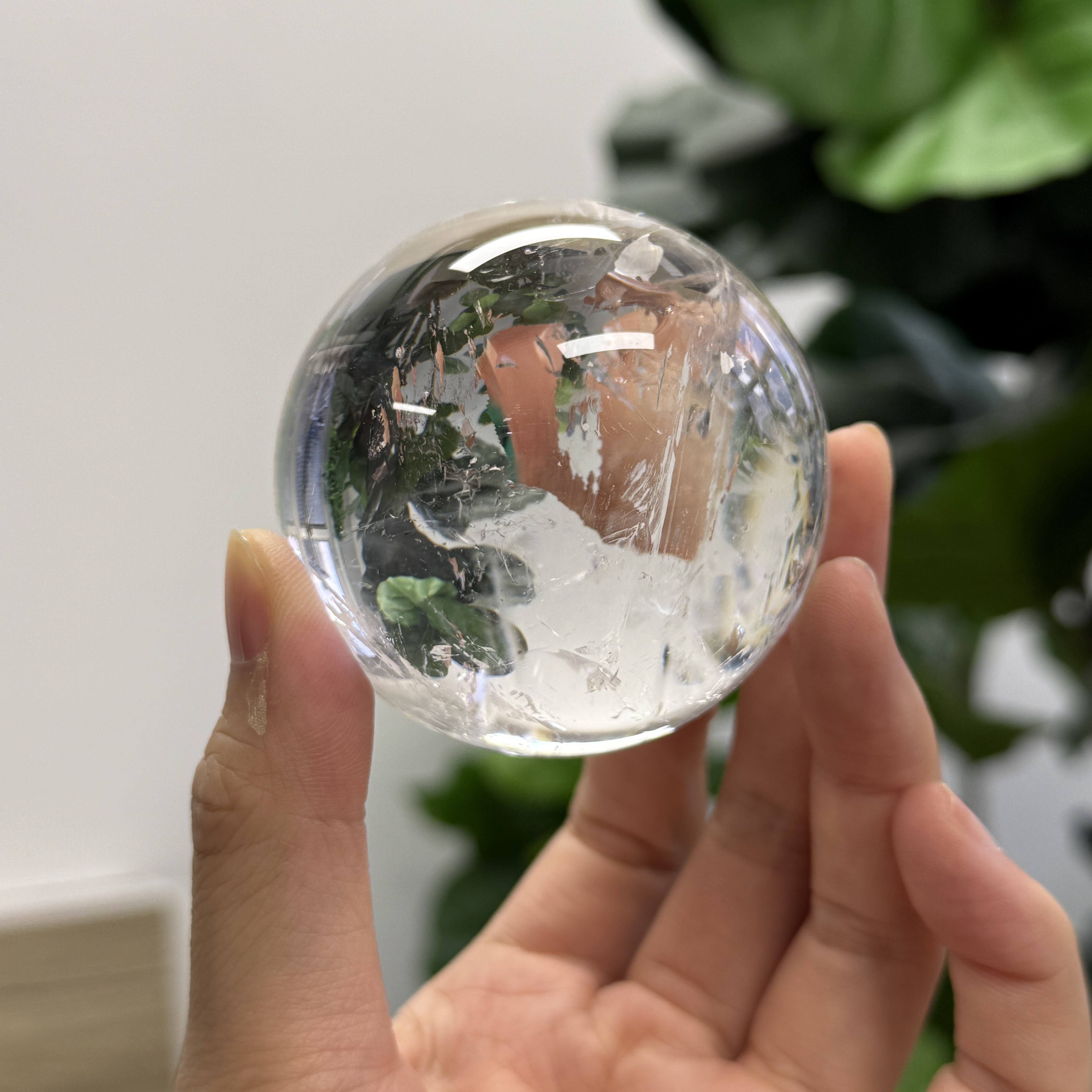 白水晶球 6.1cm WD2104