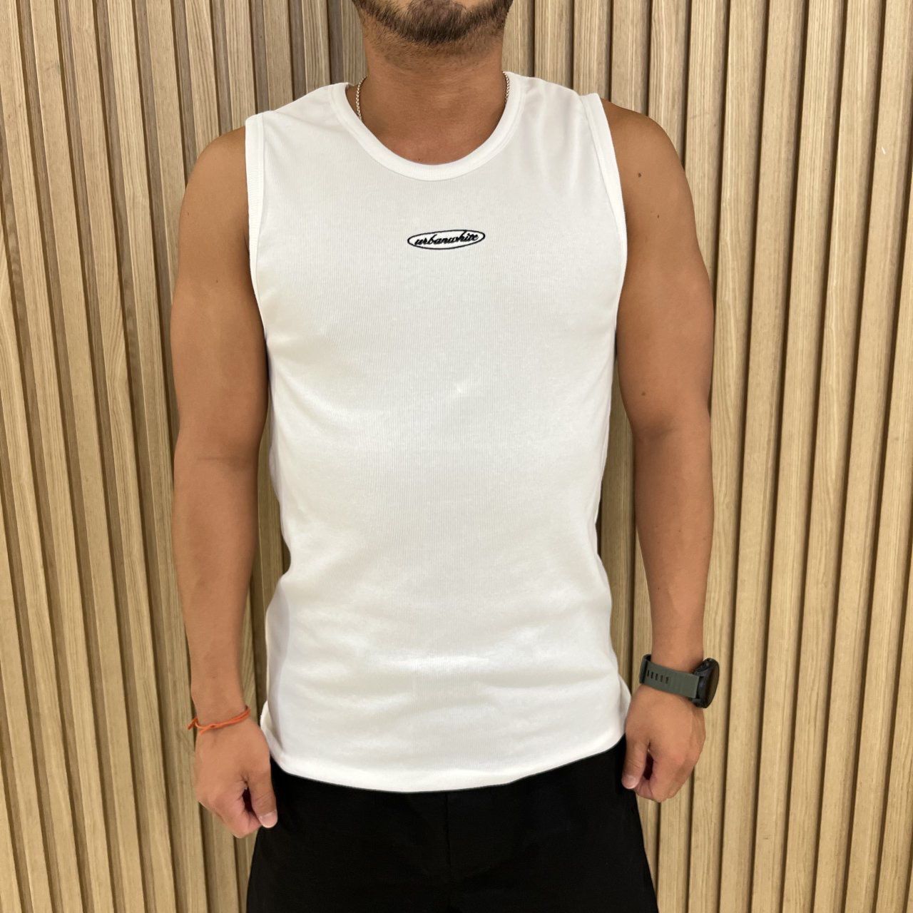 英文字背心 V1133