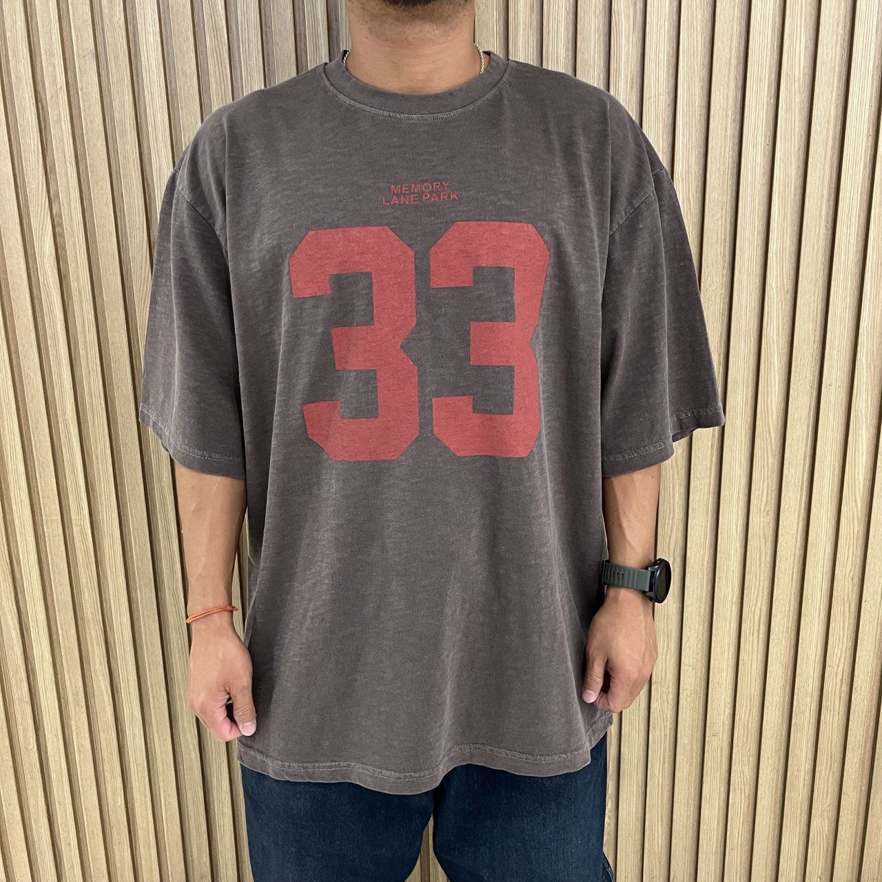 洗水數字短袖Tee T5745