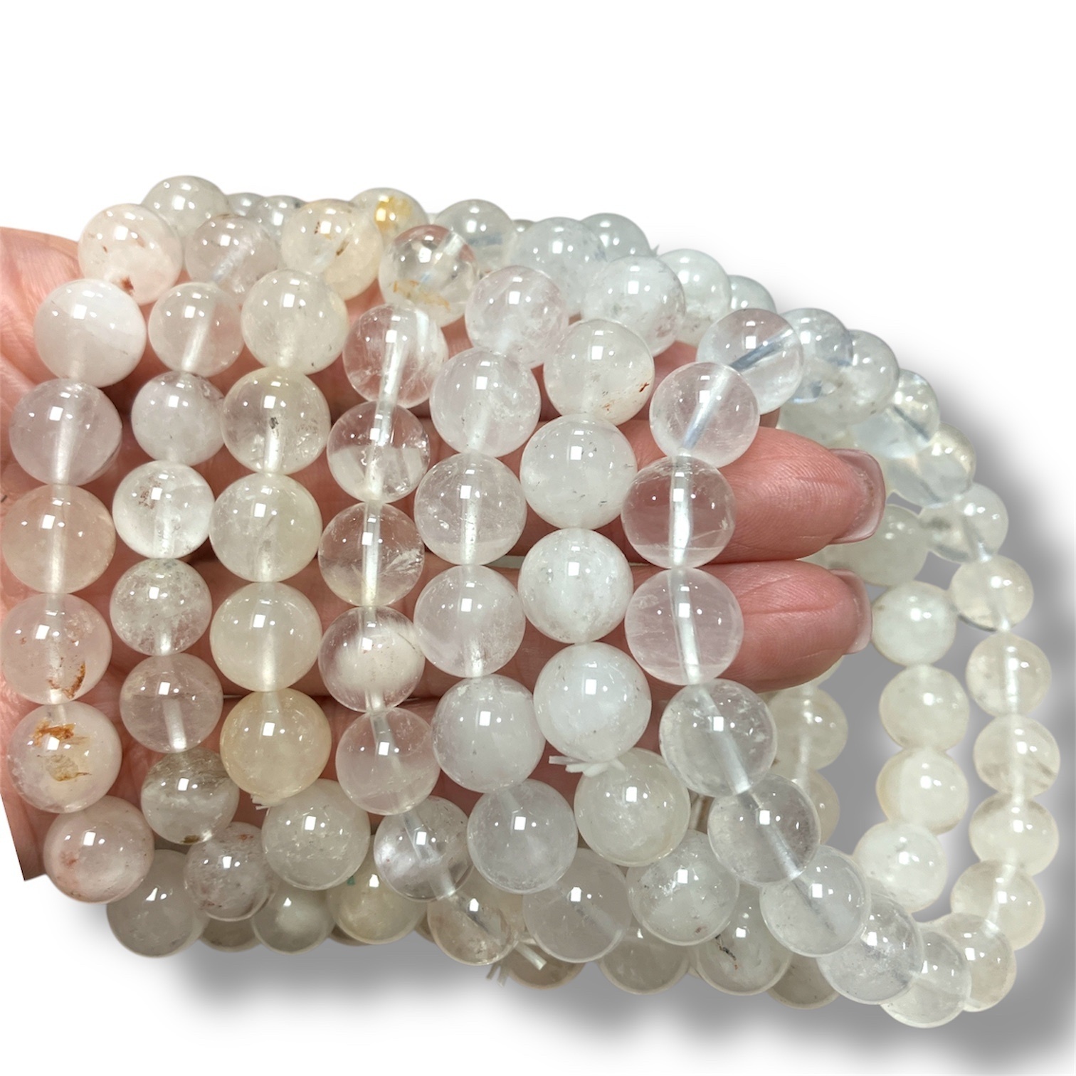 250717 - A23 9mm+白兔毛手串