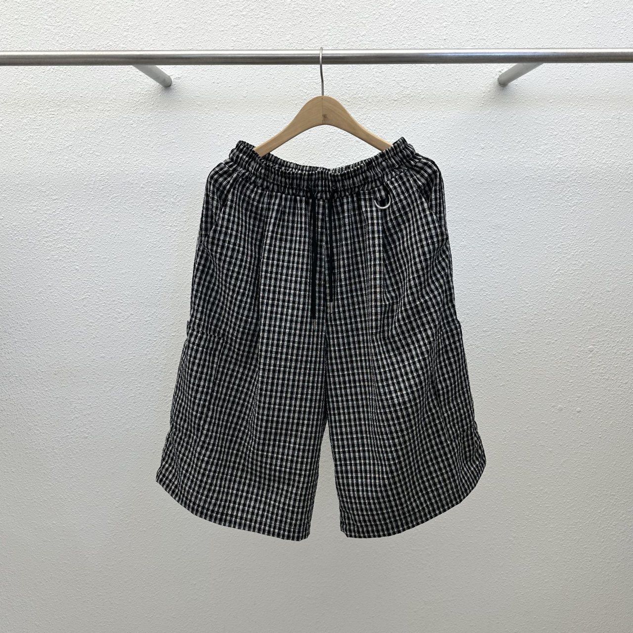 格紋工裝短褲 P3137