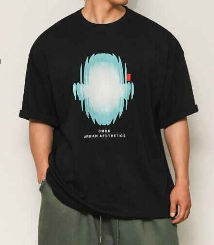 OverSize英文字圖案短袖Tee T5742