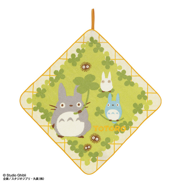 擦手掛巾 龍貓 龍貓們和三葉草