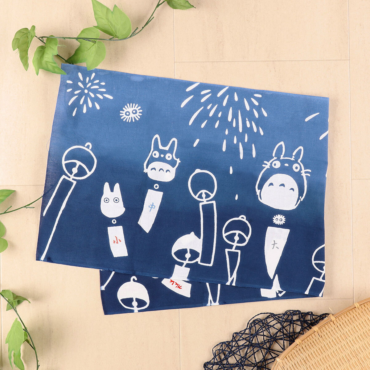 日本職人注染布 龍貓 風鈴