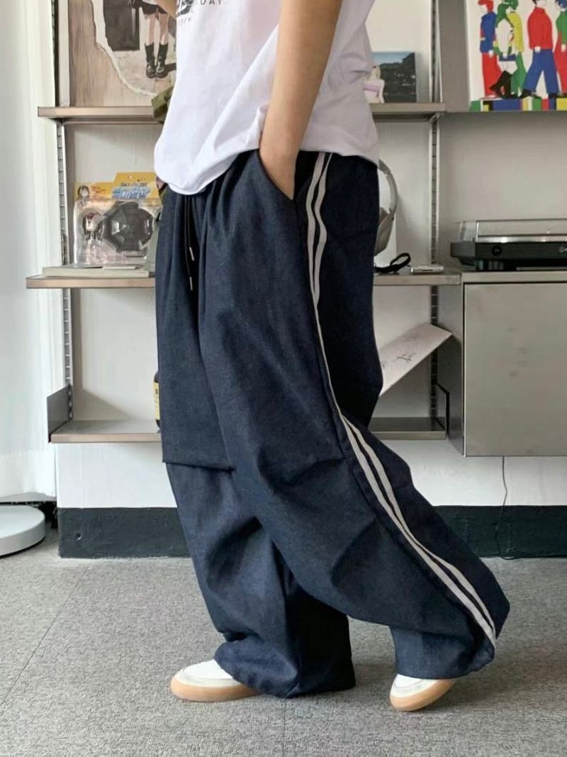 雙間可束腳鬆身褲 P3091