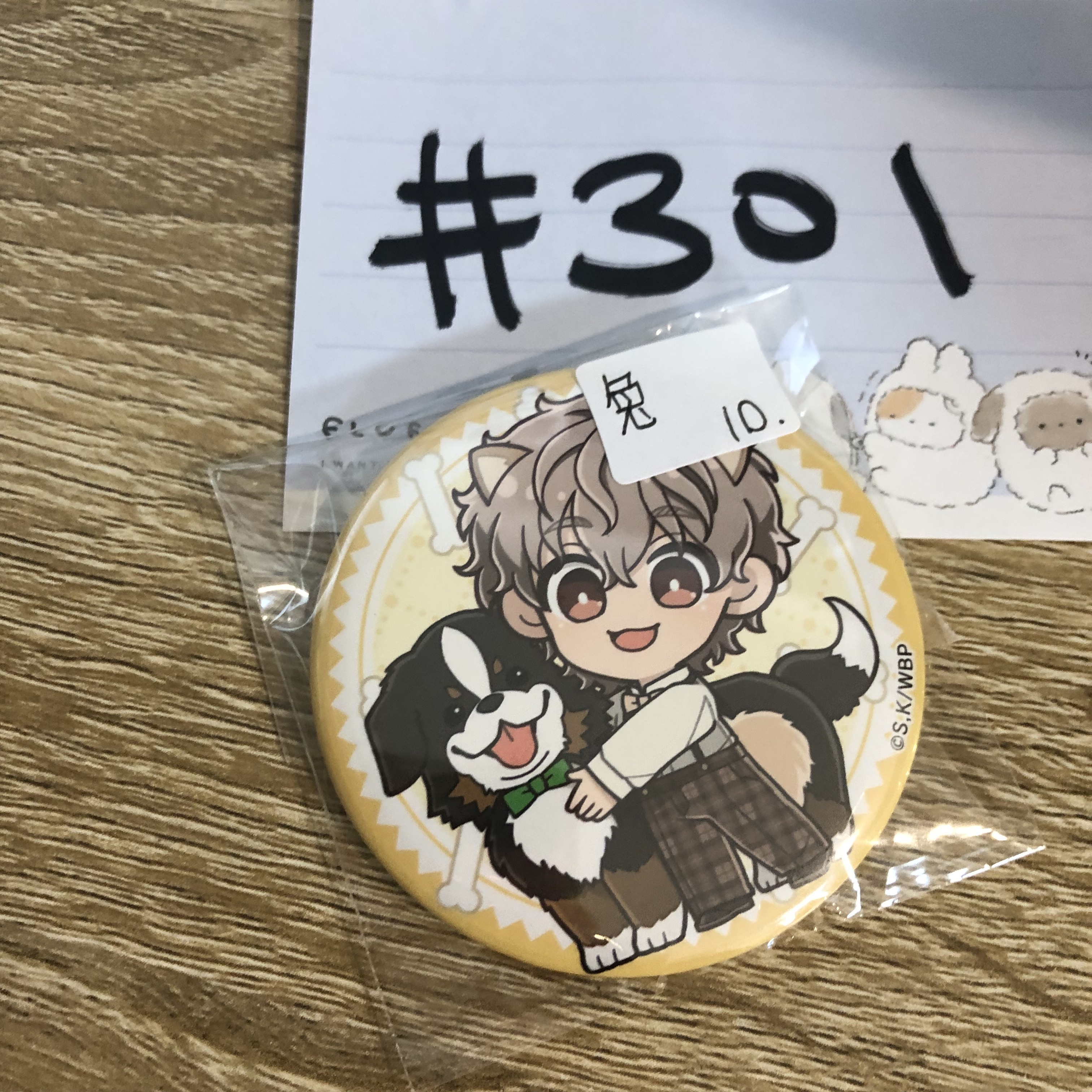 WIND BREAKER 兔耳山 襟章#301