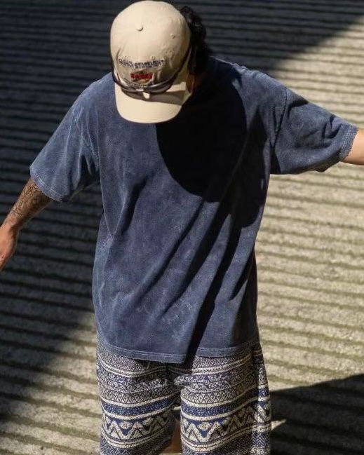 洗水淨色短袖Tee T5740