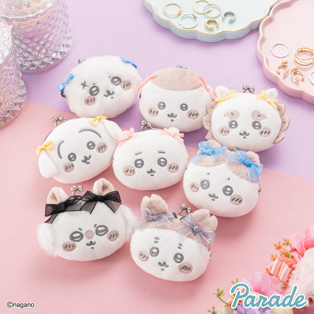 現貨-Chiikawa Parade 日本景品 小八 飛鼠 Usagi 兔兔 公仔頭 迷你口金包 散紙包-