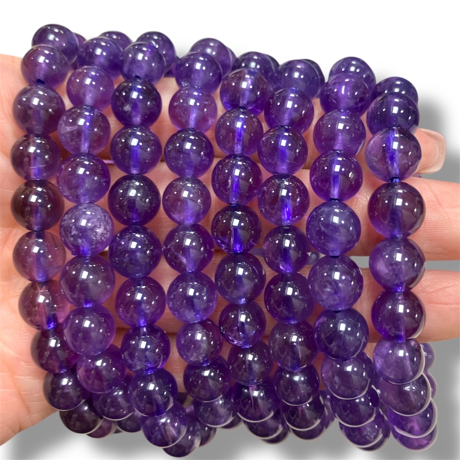 251108-C64 8mm+傳承級烏拉圭紫水晶手串