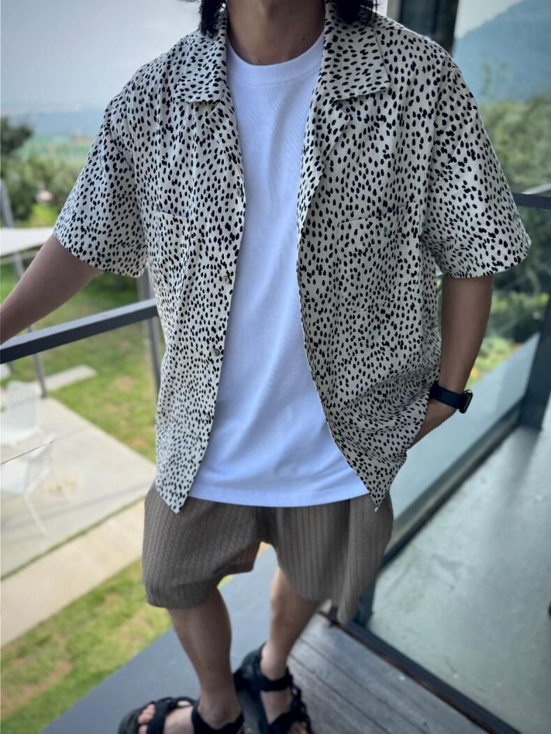 點點紋短袖恤衫 12GAUGE-042S