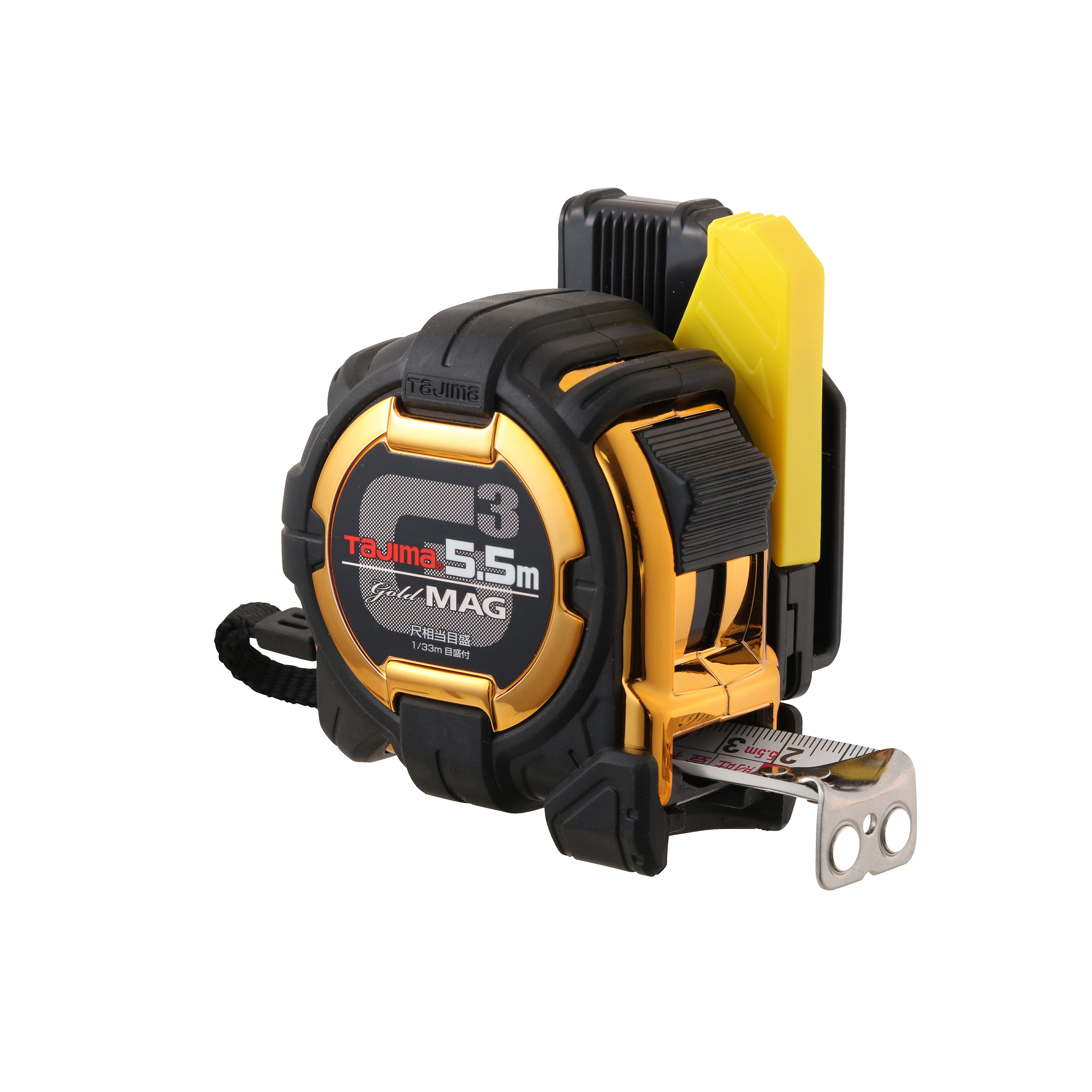 TAJIMA G3 附安全扣 磁鐵魯班捲尺 5.5*25 SFG3GLM25-55R-TW