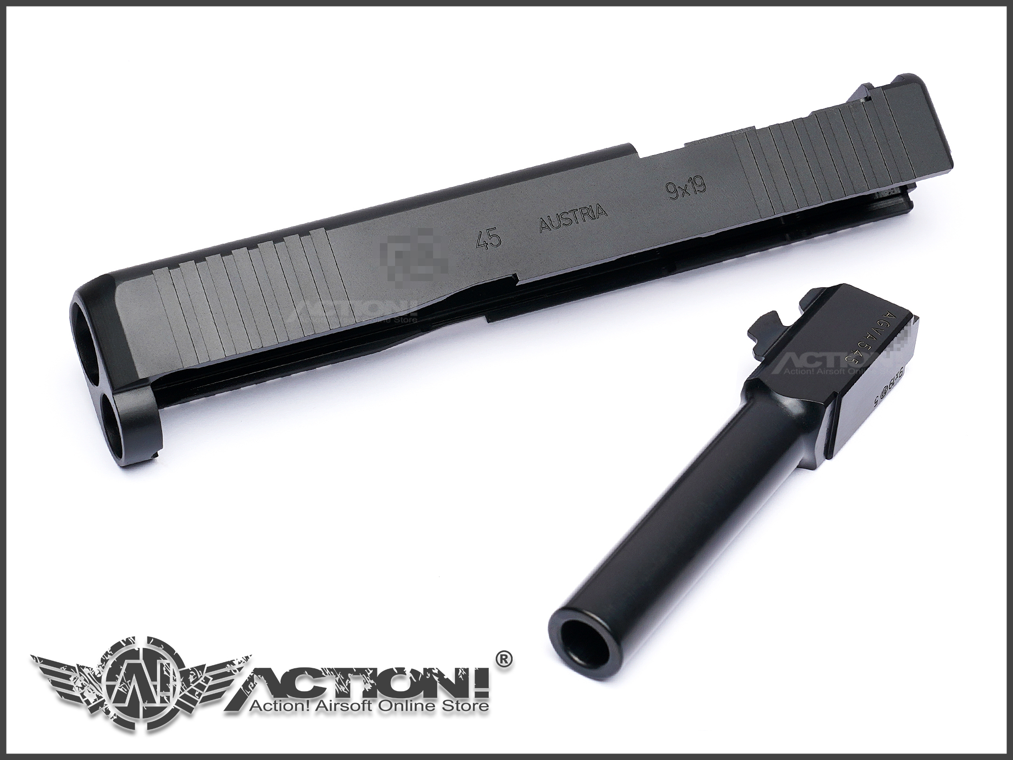 Mafio - G45 Gen5 MOS Style Steel Slide & Barrel Set For