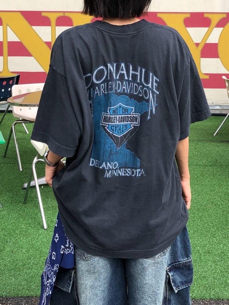 洗水英文字圖案短袖Tee ARCHIVE-372T