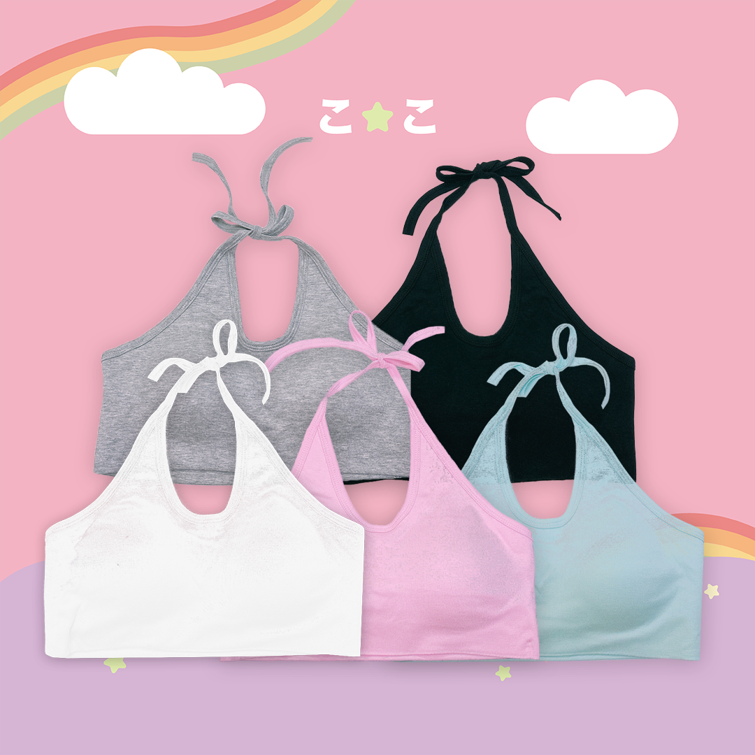 \ Bra Top / 短版綁脖胸墊背心