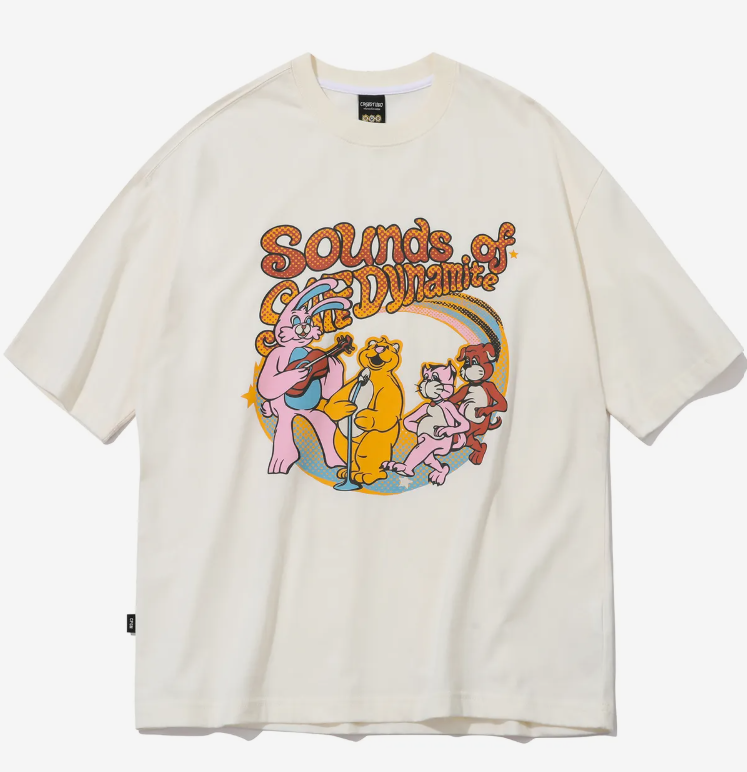 CPGN STUDIO / Hoppi Trio Short T-shirt / Cream white /   JUL25