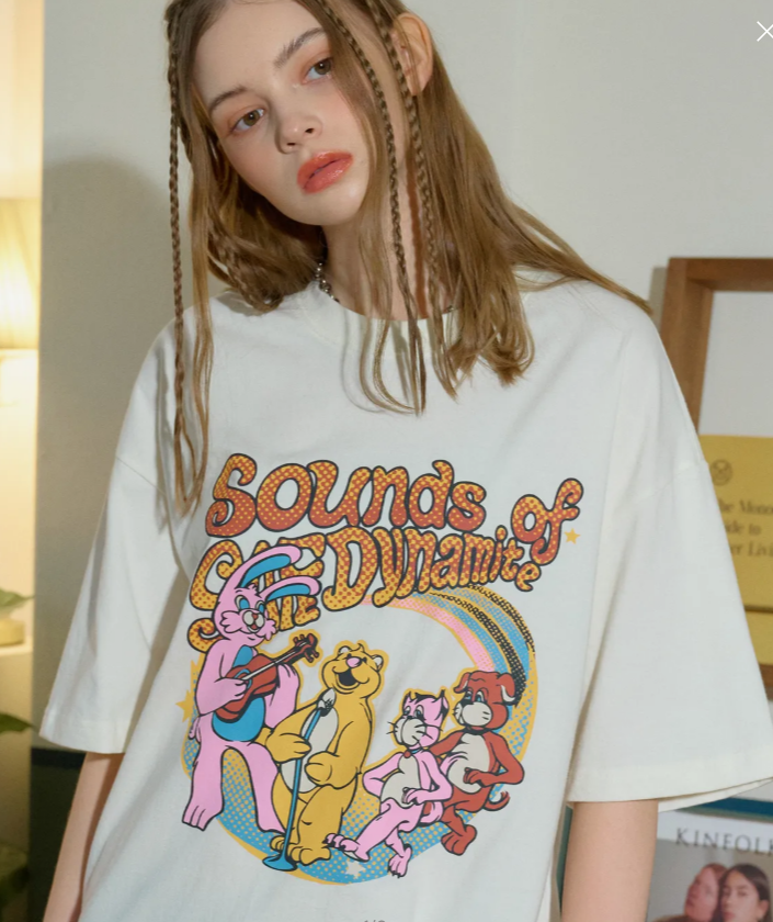 CPGN STUDIO / Hoppi Trio Short T-shirt / Cream white /   JUL25