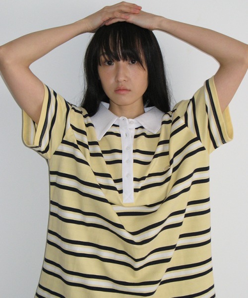 RONRON HENRYNECK RUGBY TEE