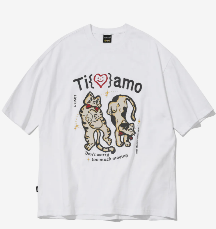 CPGN STUDIO / Tiamo Lovely 短袖T恤 /白色 /  JUL25