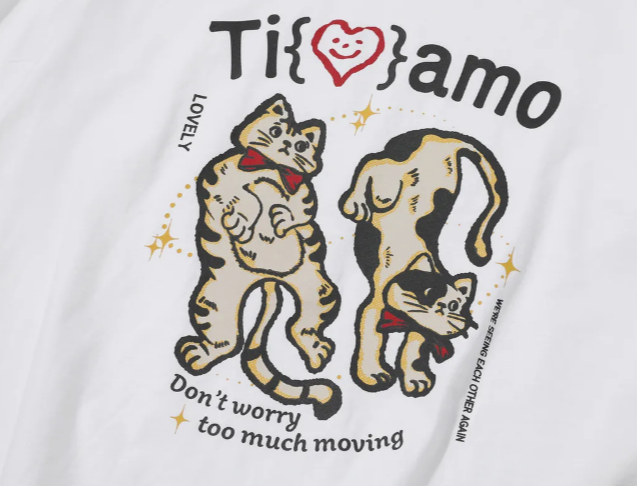 CPGN STUDIO / Tiamo Lovely 短袖T恤 /白色 /  JUL25