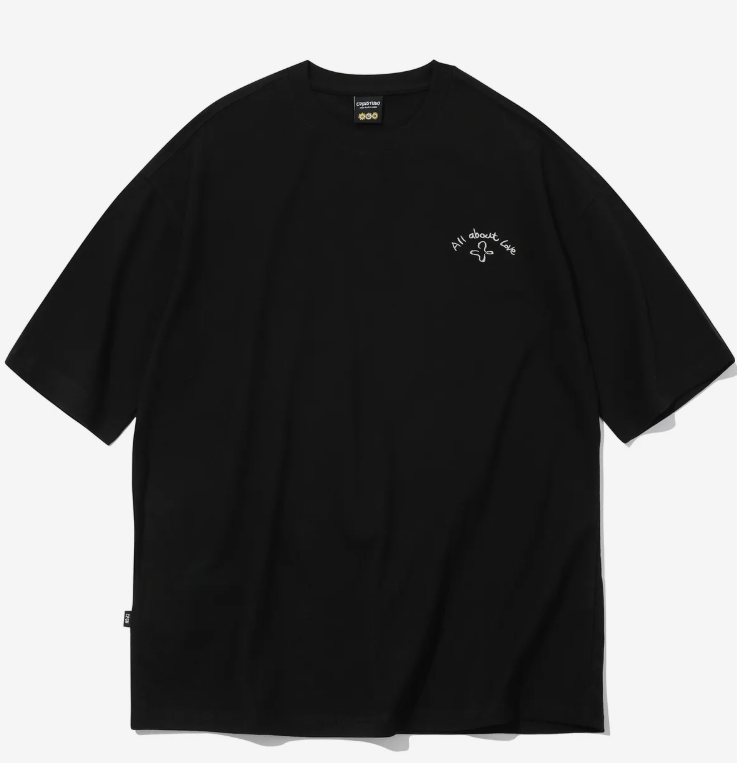 CPGN STUDIO /  About love cat embroidery short T-shirt / black /  JUL25
