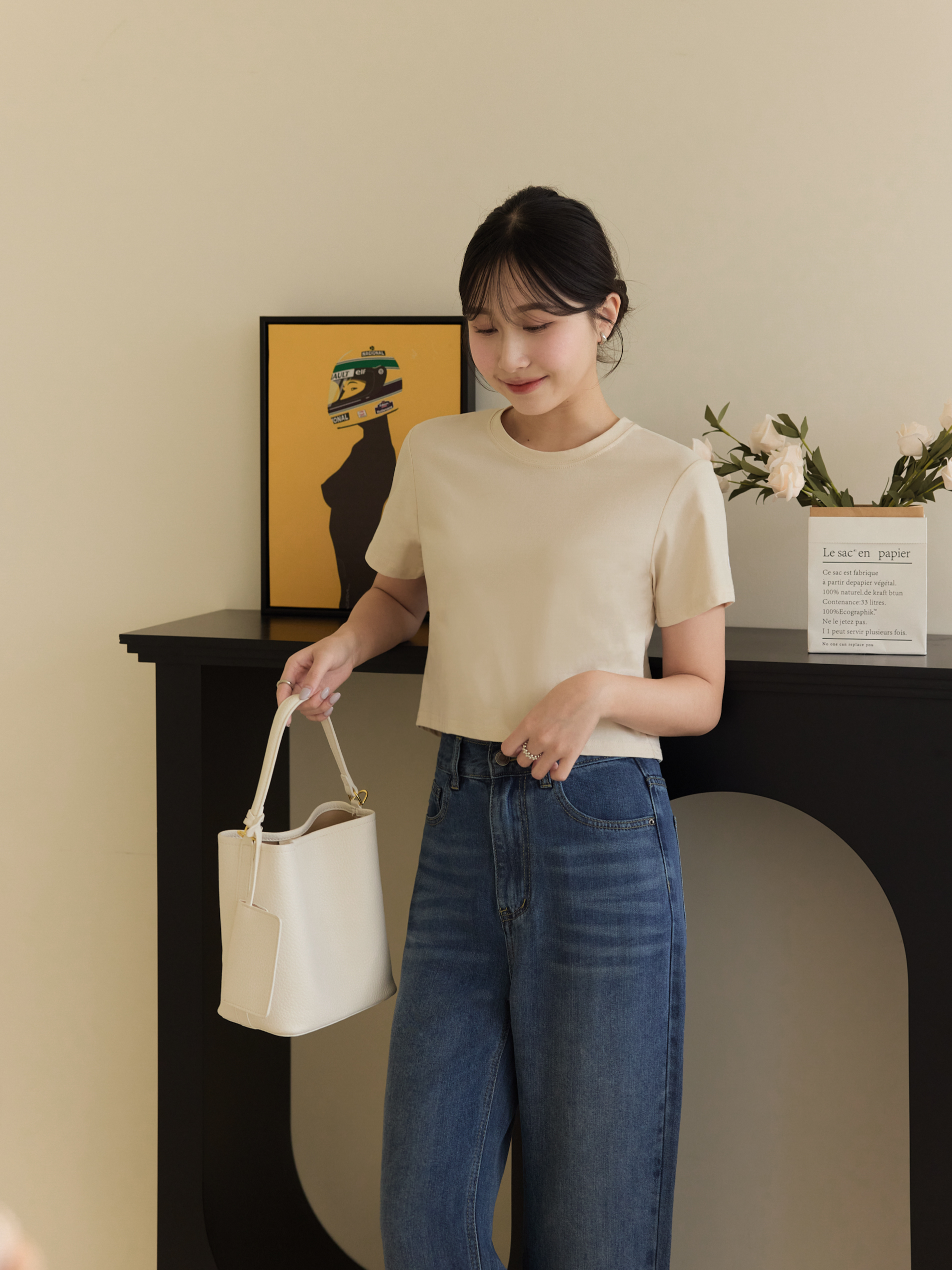 自訂 冰涼短版品牌T