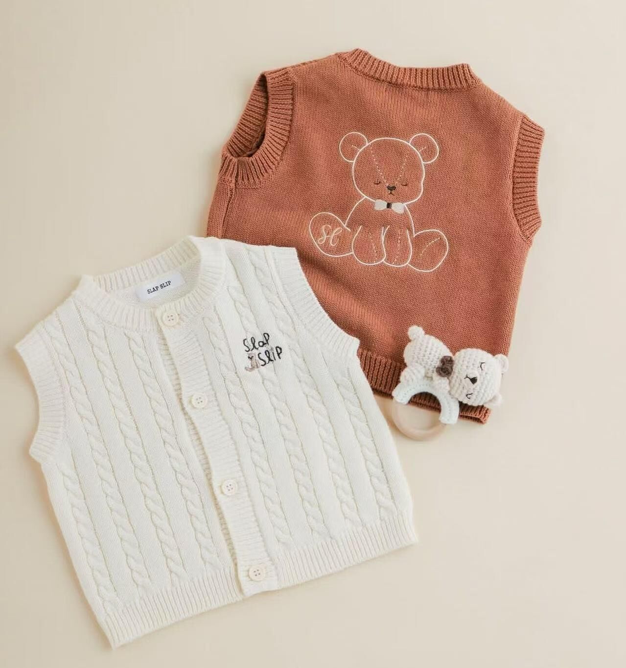 日單 Slap slap小熊 馬甲