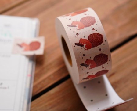 松鼠與麵包Squirrel and Bread 標籤貼紙 ｜森空