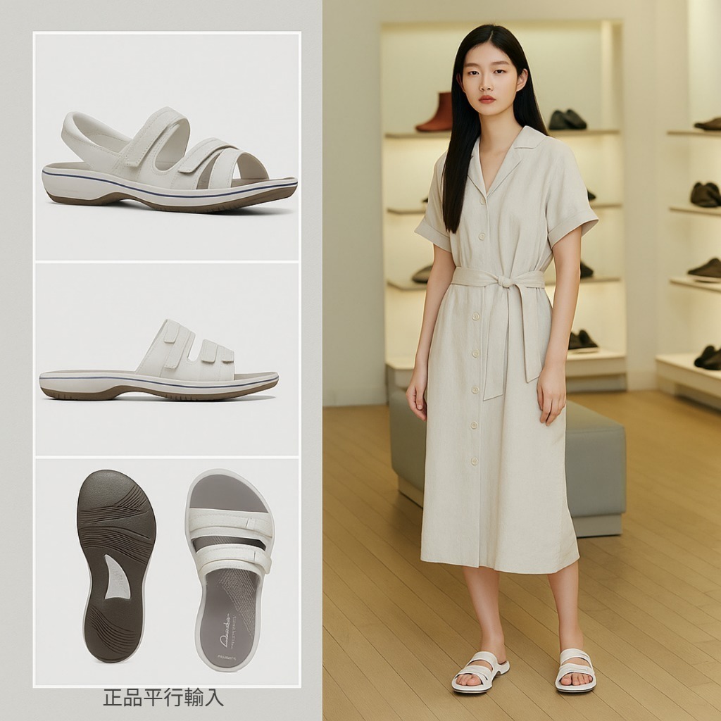 【預購】Clarks Breeze Piper G071705 女裝拖鞋
