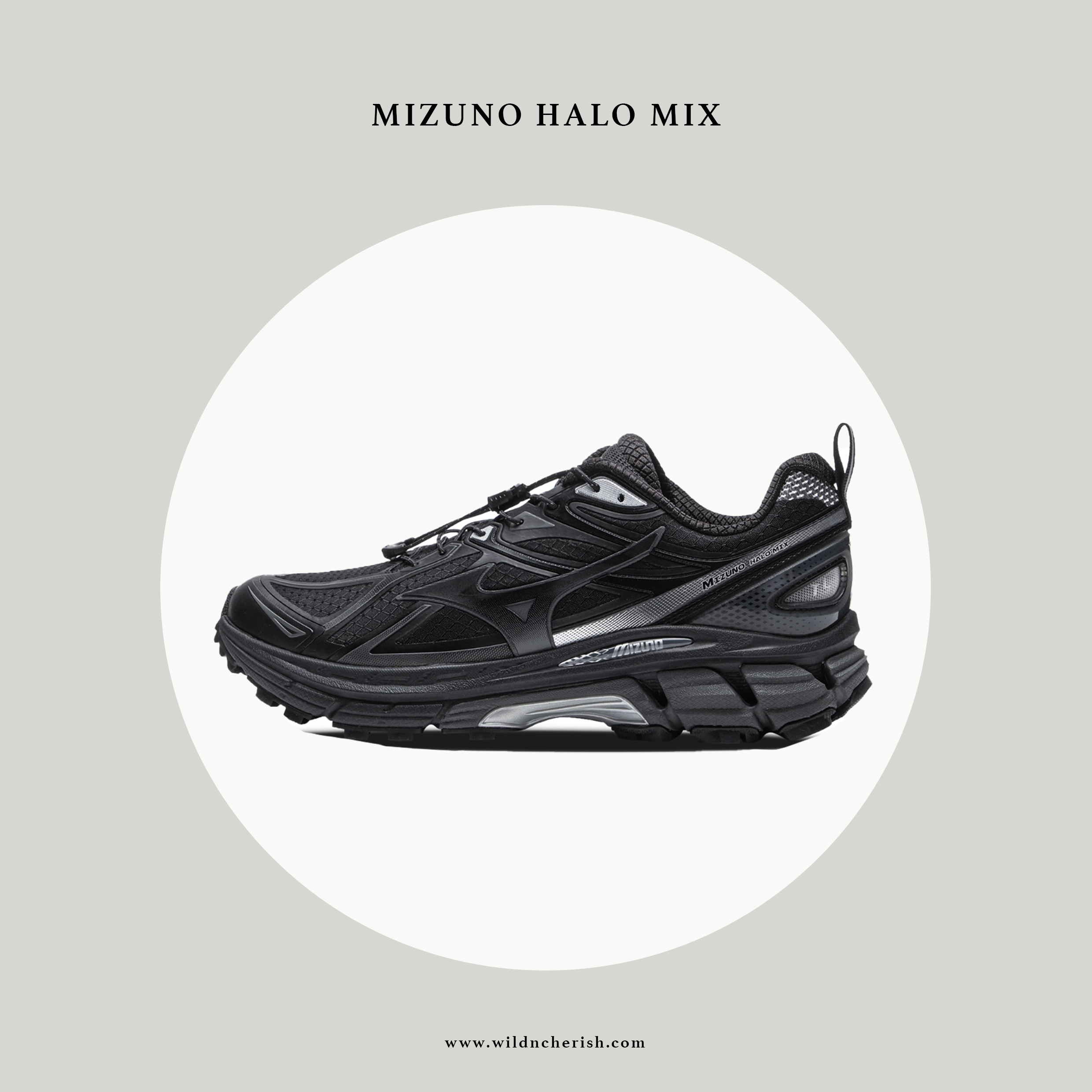預訂 | Mizuno Halo Mix TL 防潑水 黑色