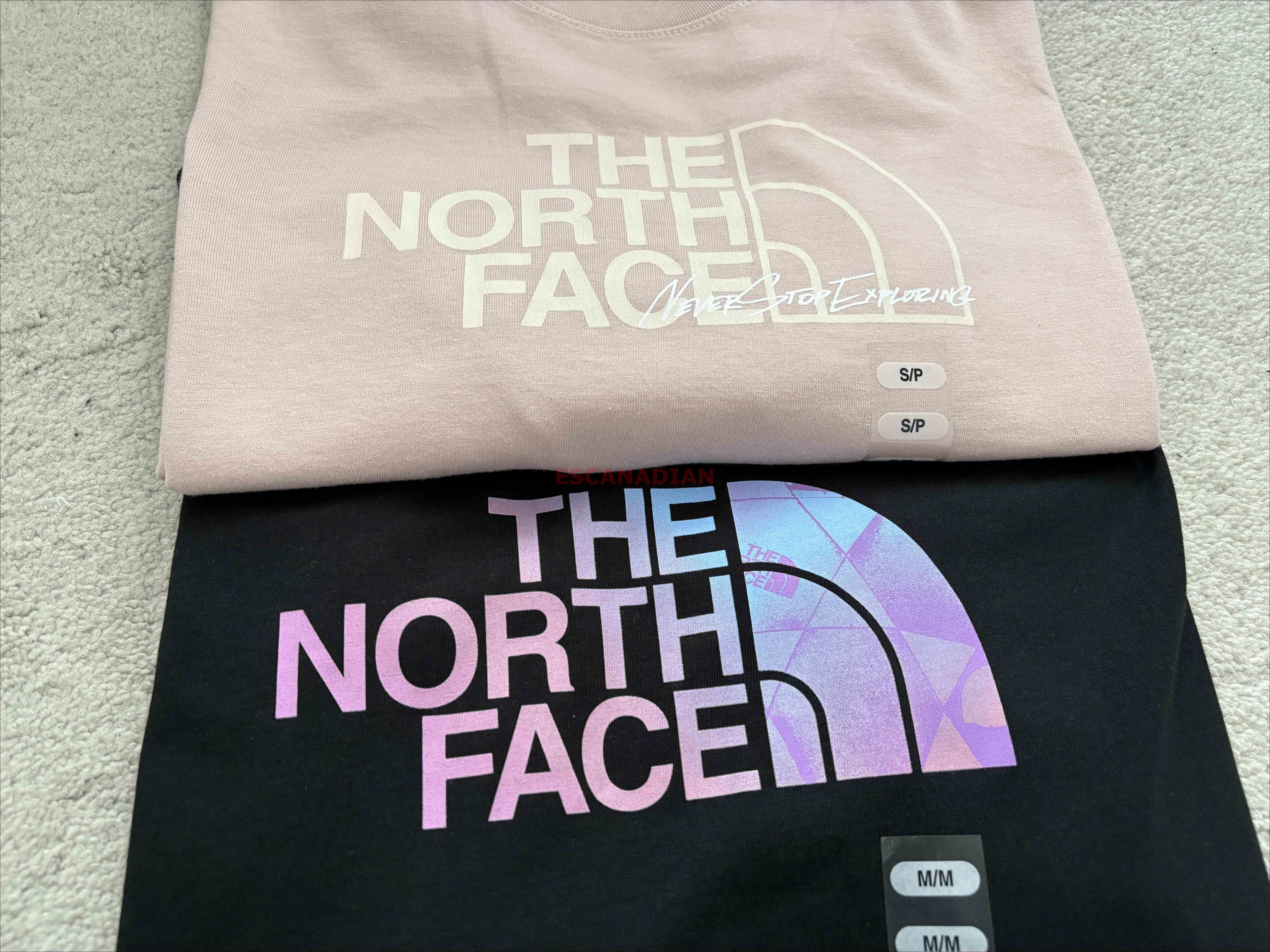 THE NORTH FACE 女大人 造型半山圖案 短TEE  (2色)