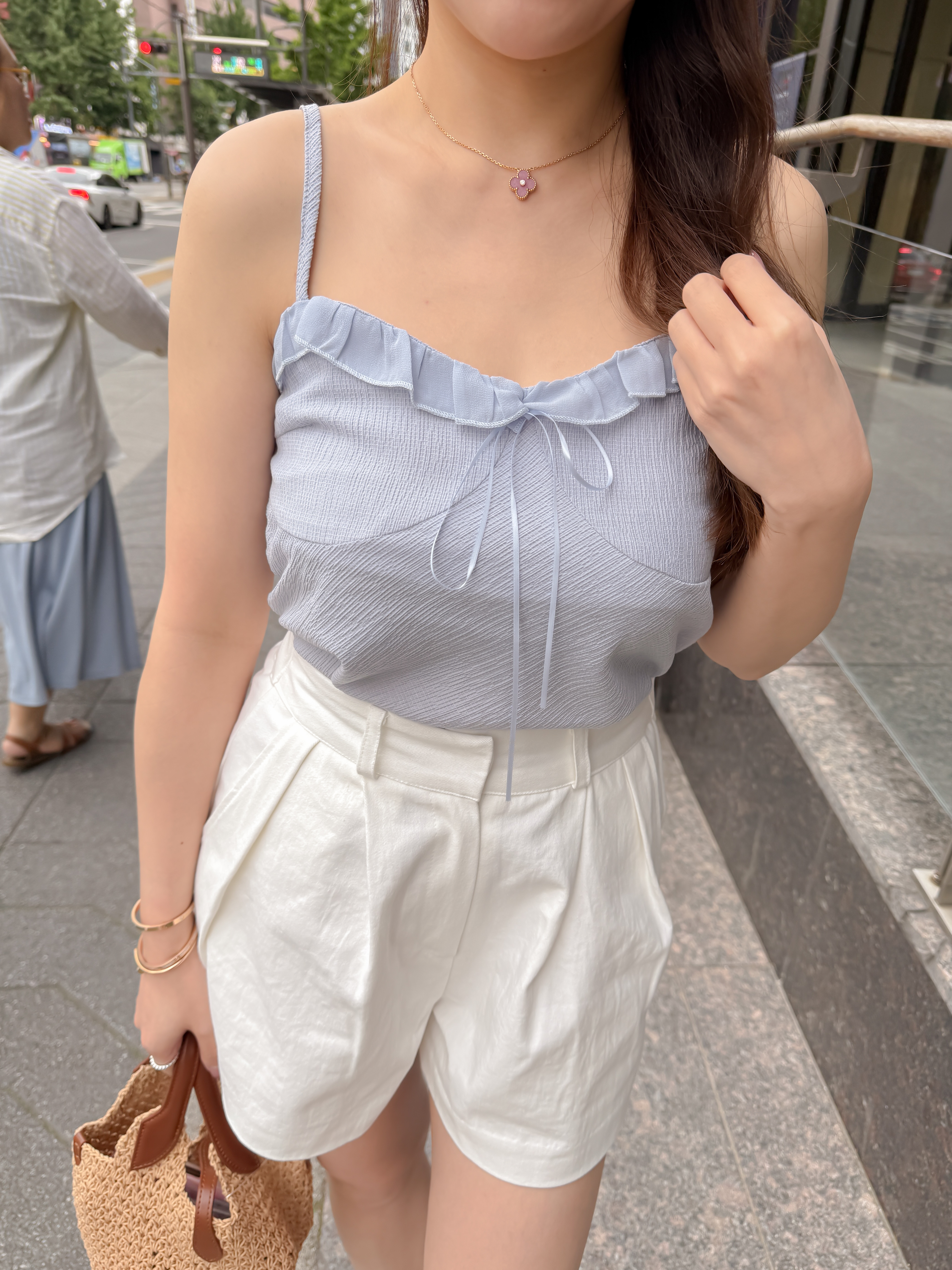 荷葉邊小背心上衣