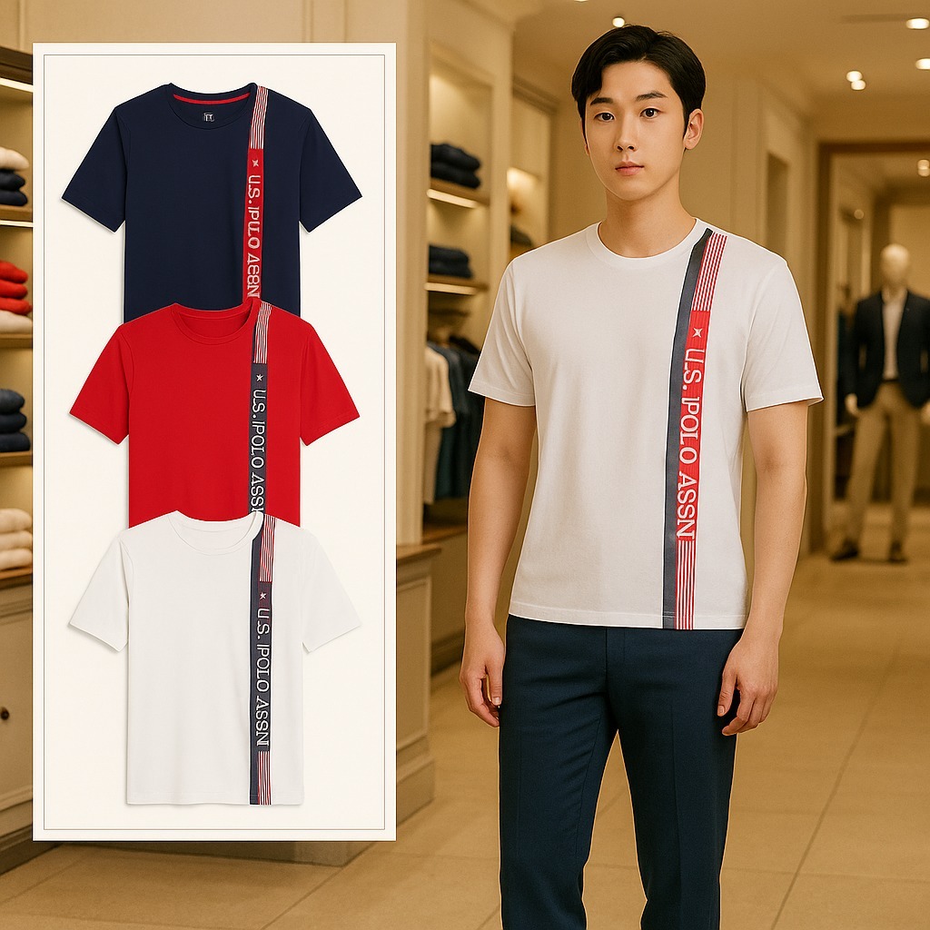 【預購】U.S. Polo Assn.Graphic G071726 男裝短袖上衣