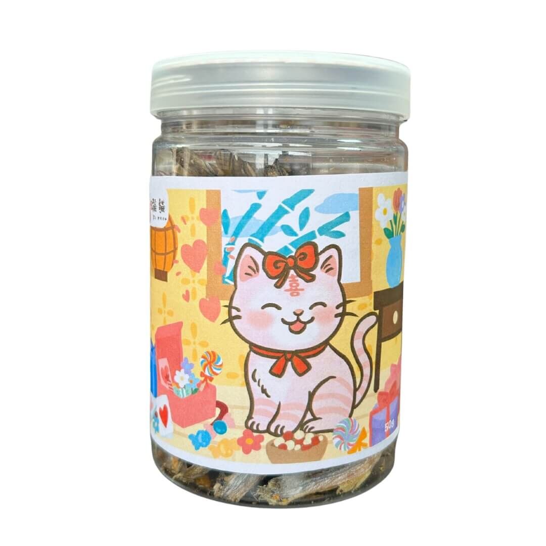 新鮮柳葉魚貓咪凍乾-大吉福貓