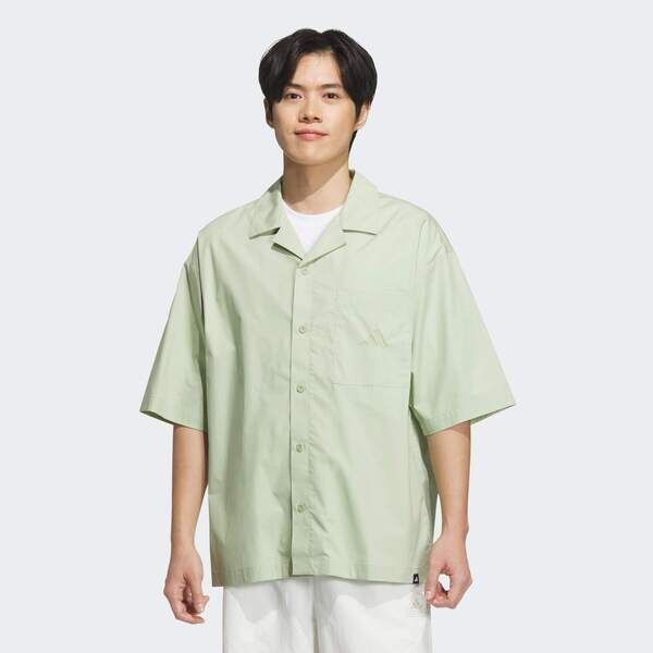 Adidas Gfx Ss Shirt JL6056 男 襯衫 短袖 上衣 綠 亞版