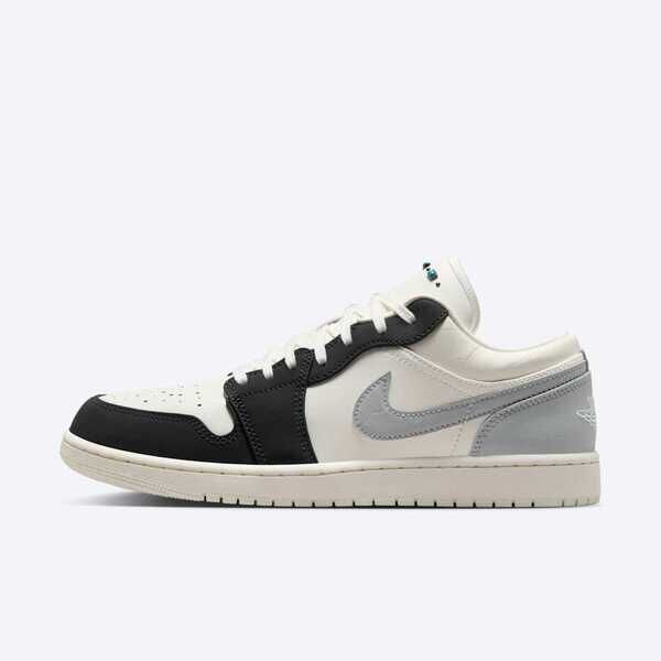 Nike Air Jordan 1 Low IO2242-101 男 運動休閒鞋 AJ1 低筒 奶白 黑灰 綠松石