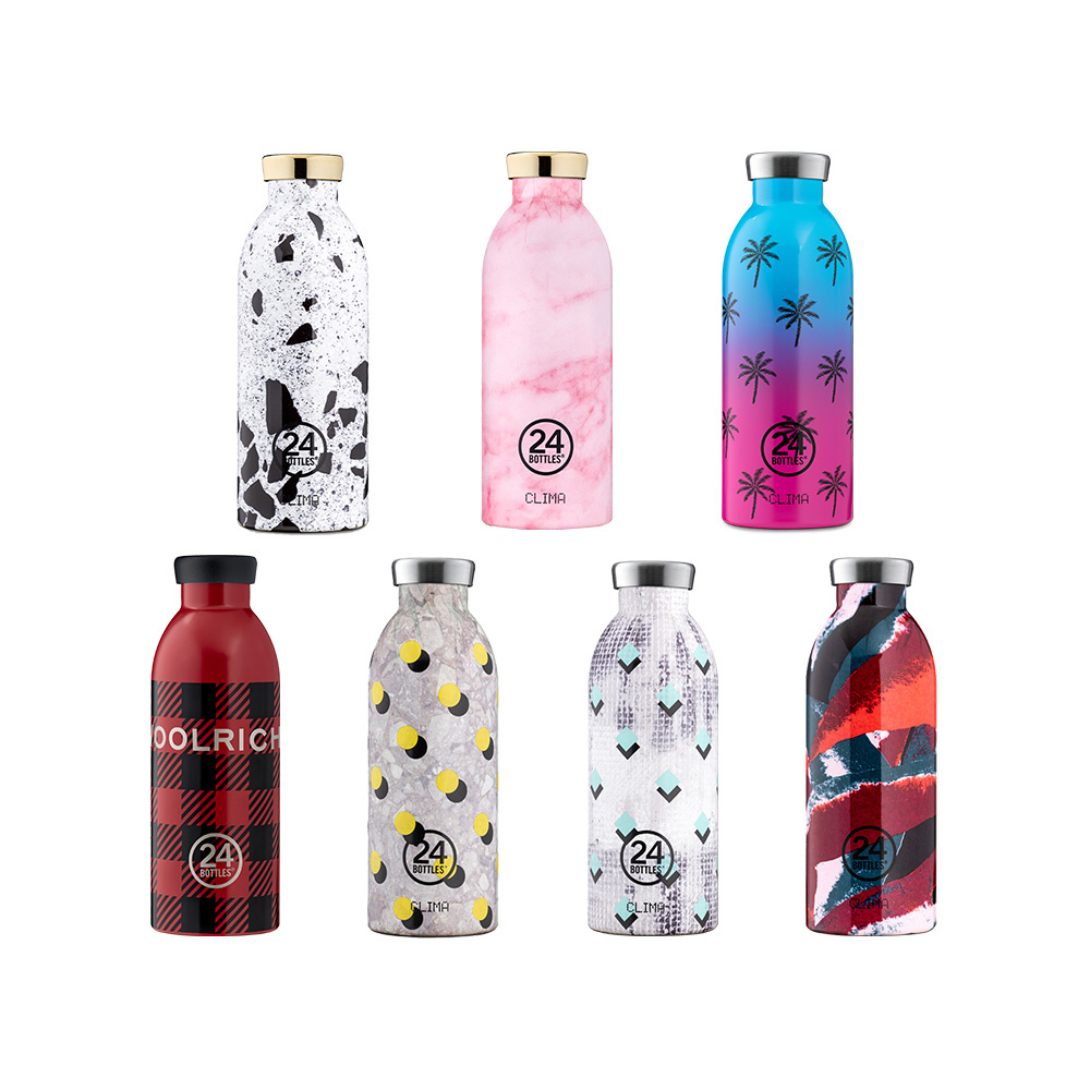 義大利 24Bottles 不鏽鋼雙層保溫瓶 500ml / 時光系列
