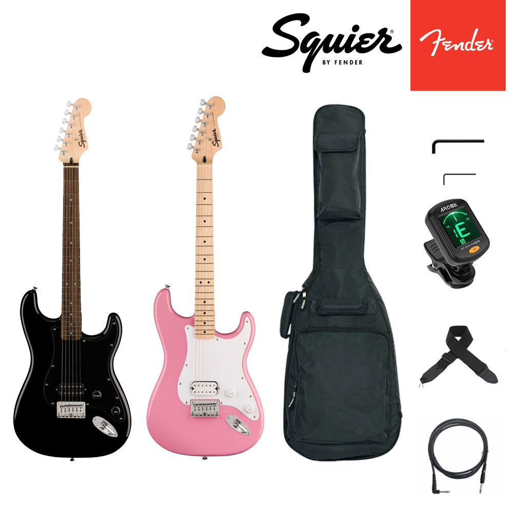Fender Squier Sonic Stratocaster Maple 雙 電吉他 固定搖座 FLP