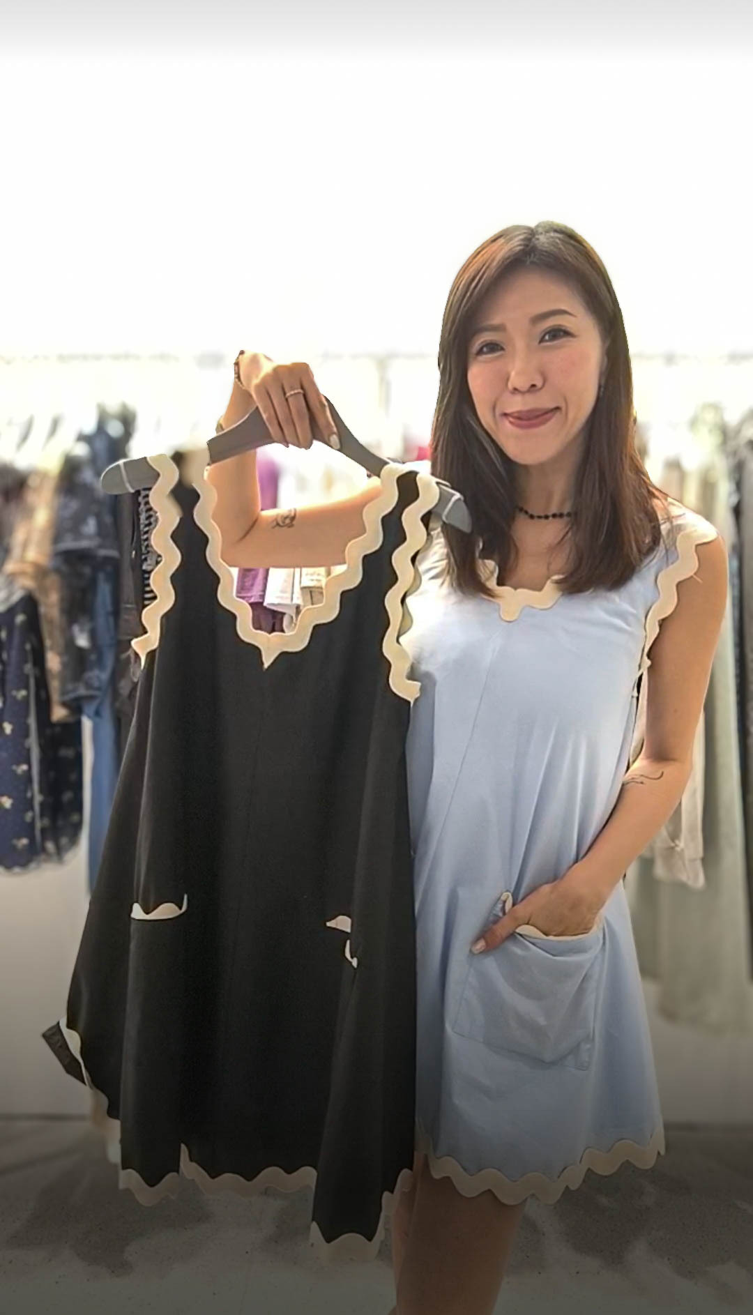 🥰PM_K4701  ▶️波浪邊背心洋裝 👉B:90cm W:cm H:cm L:80cm👈