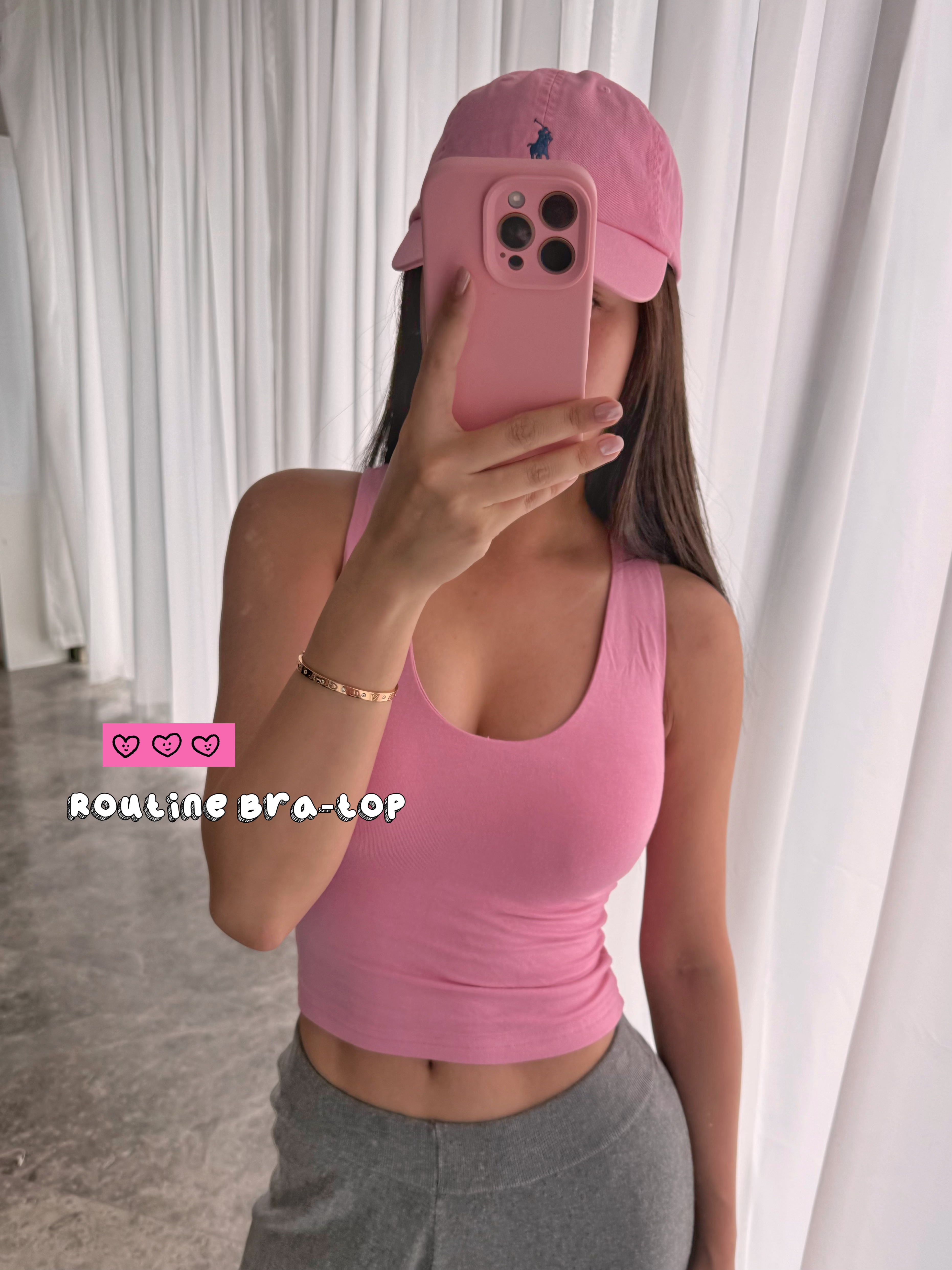 Routine 日常 U領挖背胸墊背心
