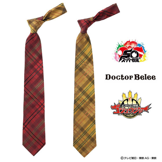 233477 Pbandai 預訂 2025/10月 ナンバーワン戦隊ゴジュウジャー×Doctor Belee（ドクターベリー）　猛原禽次郎　ネクタイ