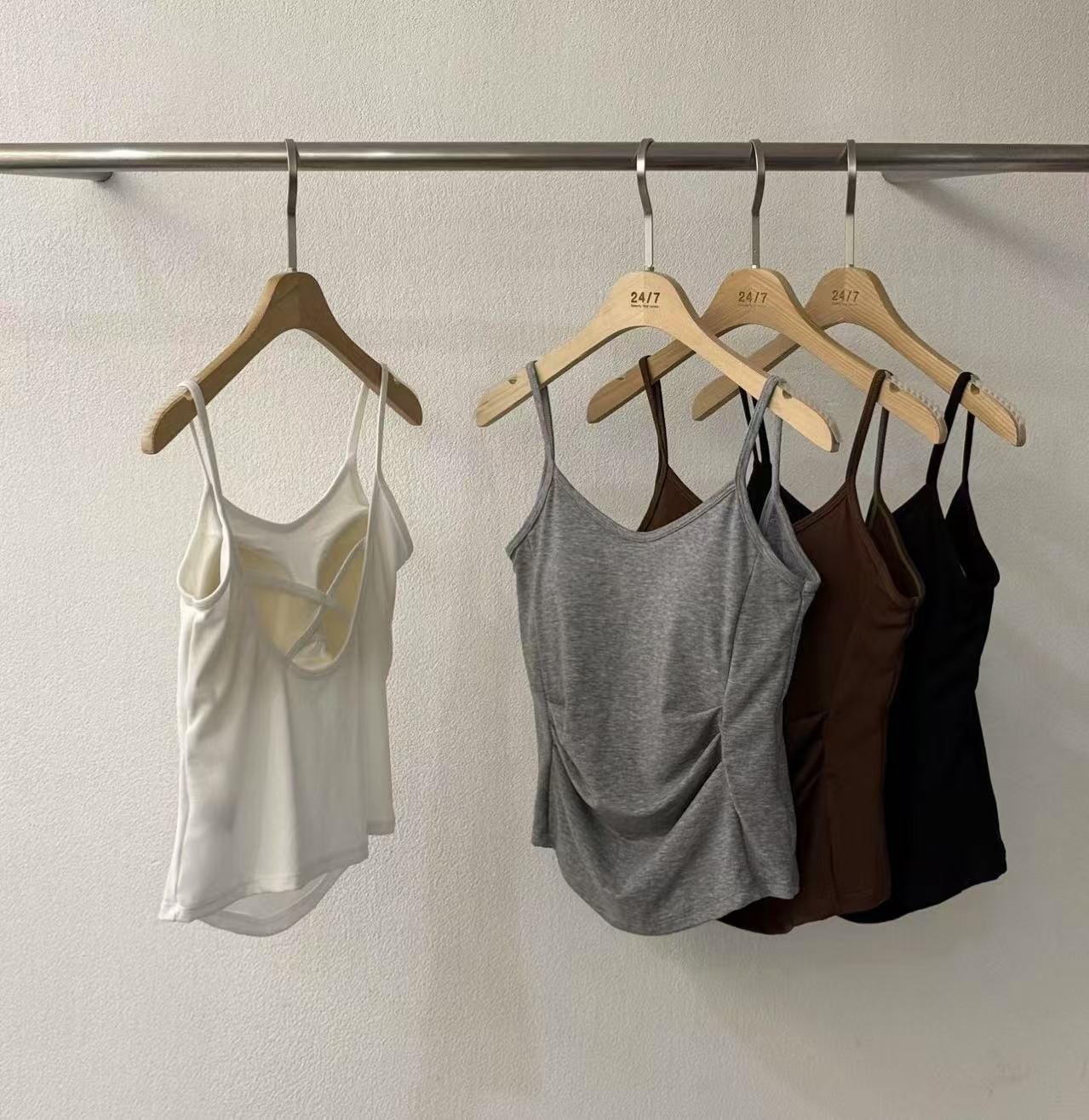 TW2537 修腰線條bra top