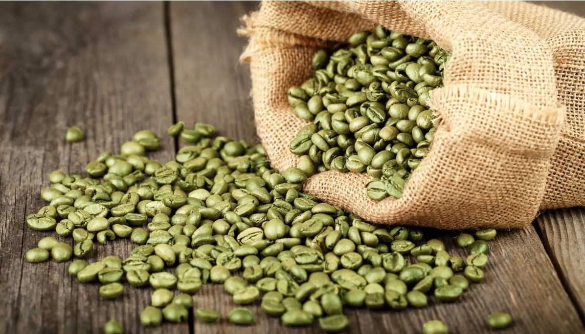 green coffee beans