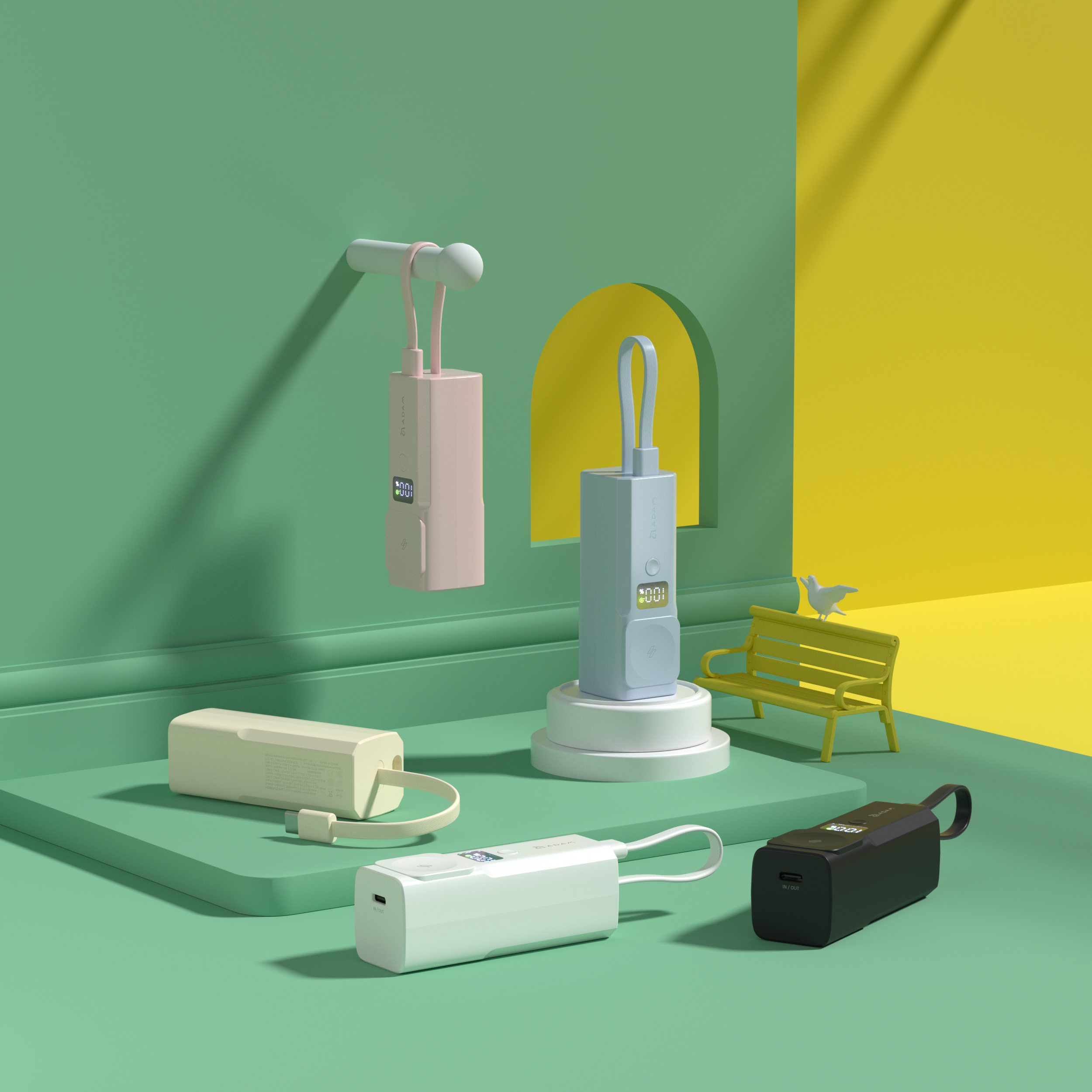 VIONTA P5 Pro 5-in-1 Pocket Power Bank