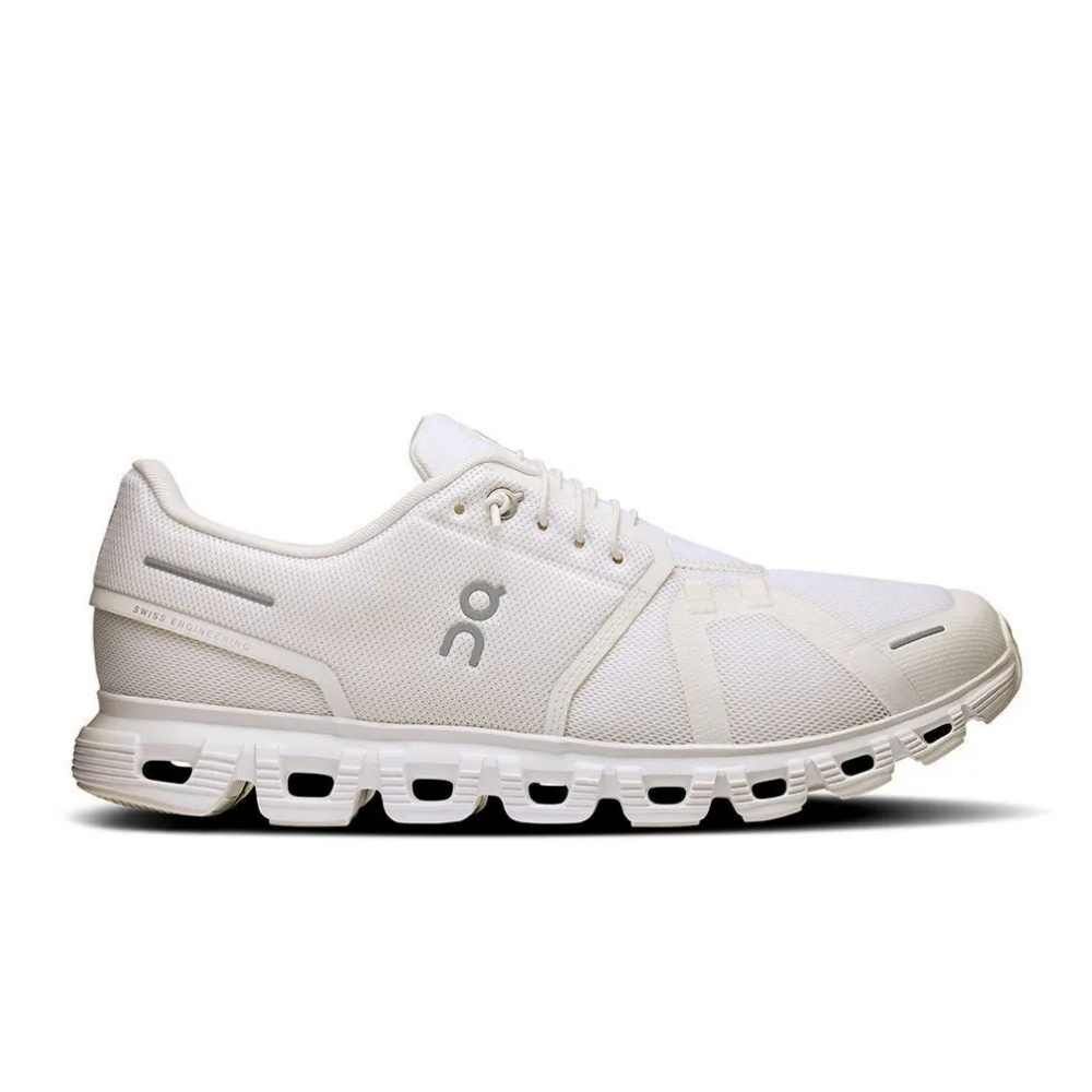 【On】男/女 休閒鞋 Cloud 6 白 / ON3MF100