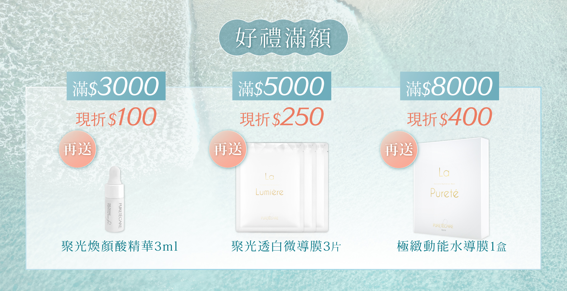 滿額最高現折400