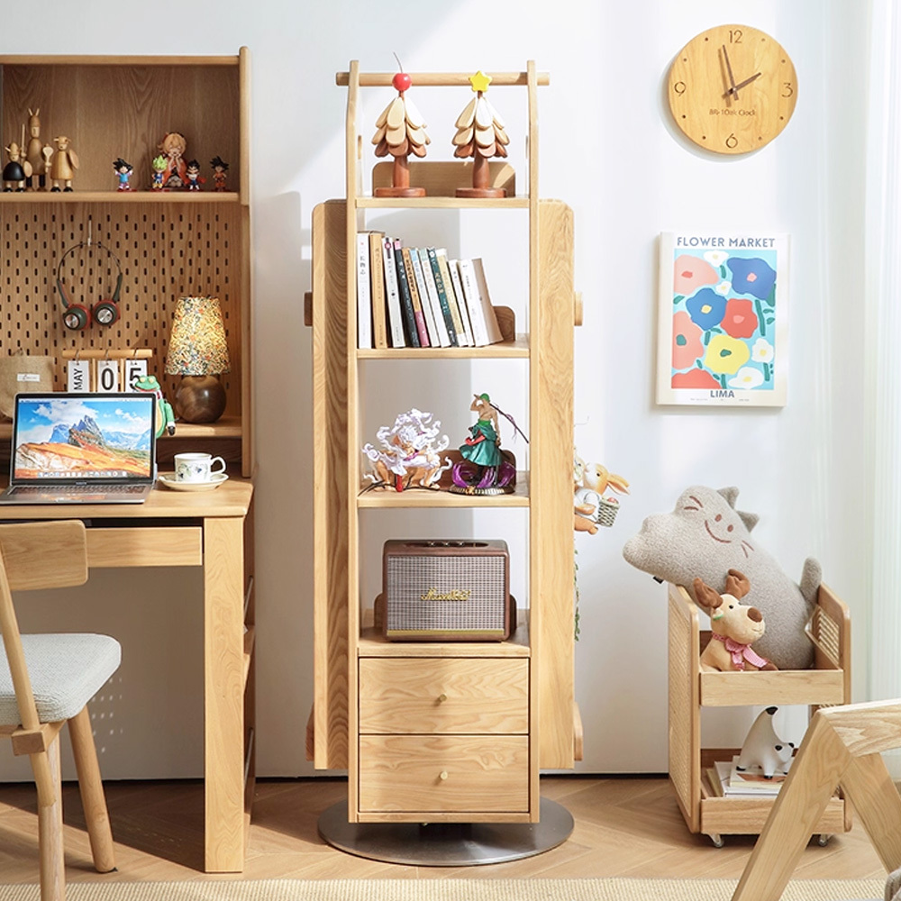 〖特惠款〗雲山旋轉書櫃 FP-0091